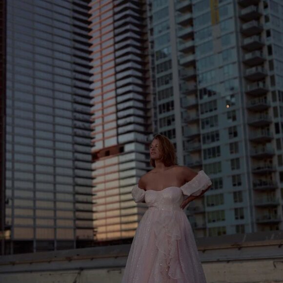 selkie the sparkling rose in bloom gown size L - Picture 5 of 8